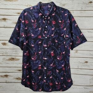 Greater Half GH Flamingo Performance Golf Polo Shirt Size XL